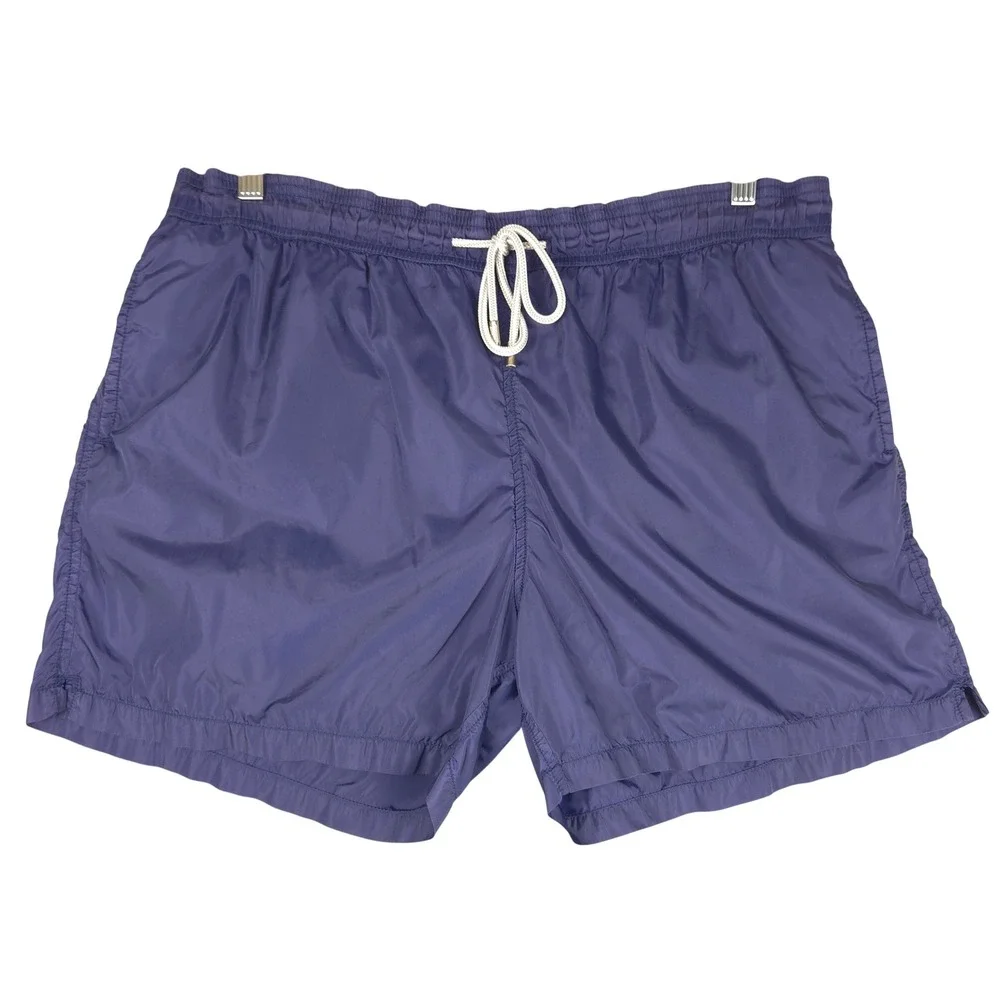 MC2 Saint Barth Mens Swim Trunks Navy Blue XXL Board Shorts Drawstring Mesh